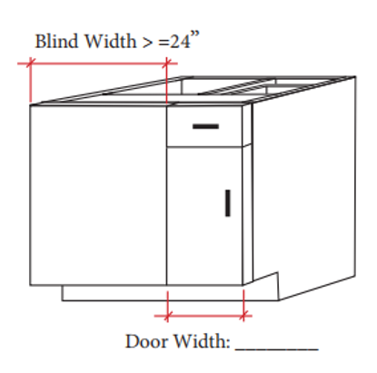 Picture of Base Blind Corner Cabinet (BBC)